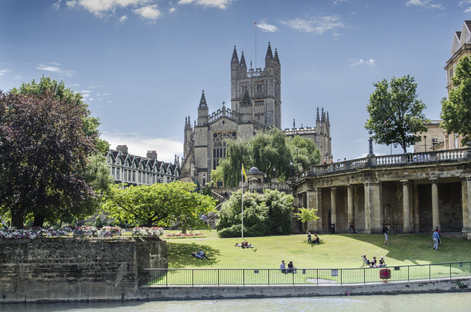 Bath Abbey in the centre of Bath